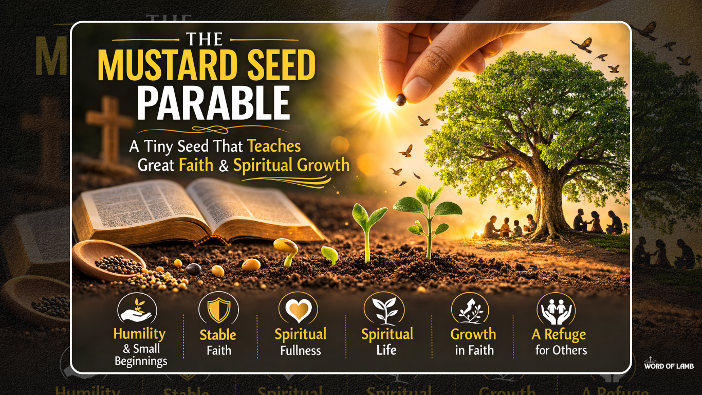 The Mustard Seed Parable Teaches faith, Growth & Life of Stability