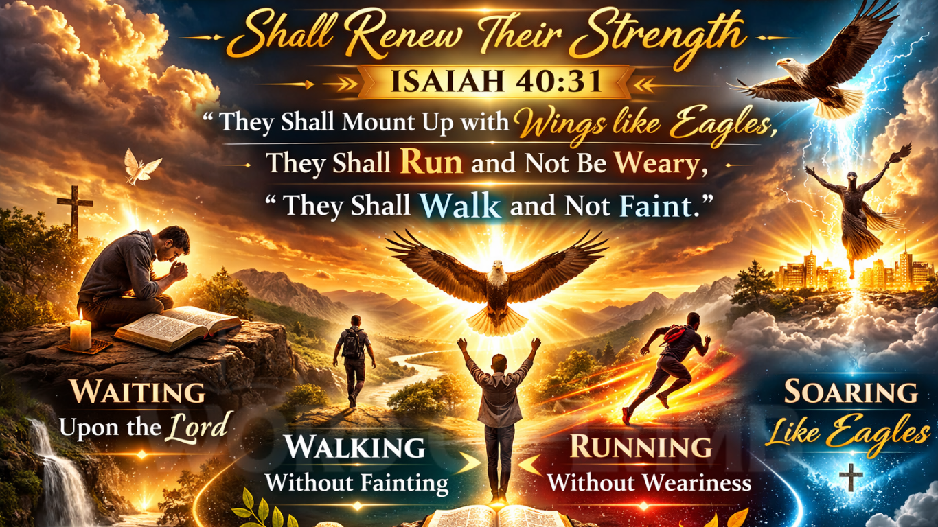 Waiting On God, A Powerful Lesson From Isaiah 40:31.