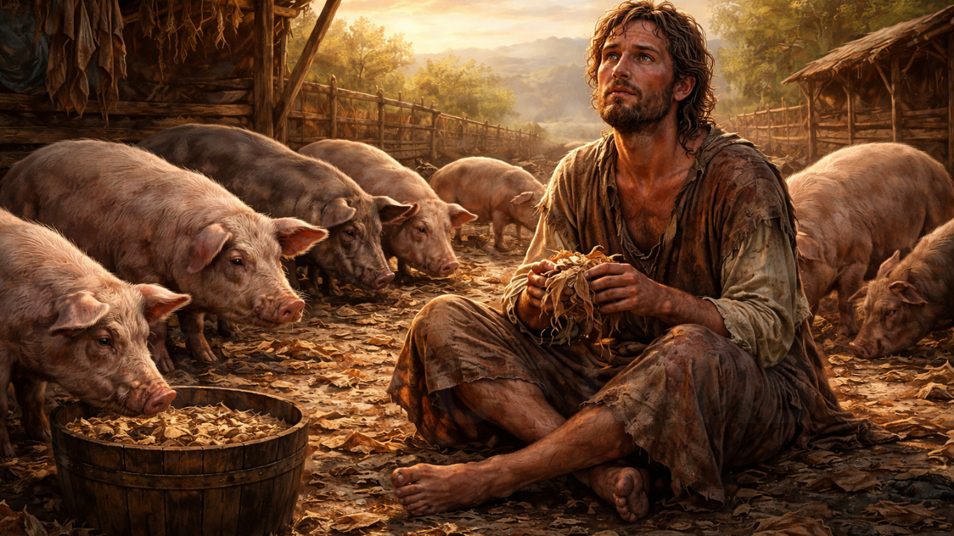 Prodigal Son Bible Story Luke 15:11-32. Teaches God’s Love & Mercy